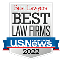 Award Badge | U.S. News & World Report | "Best Lawyers Best Law Firms 2022"